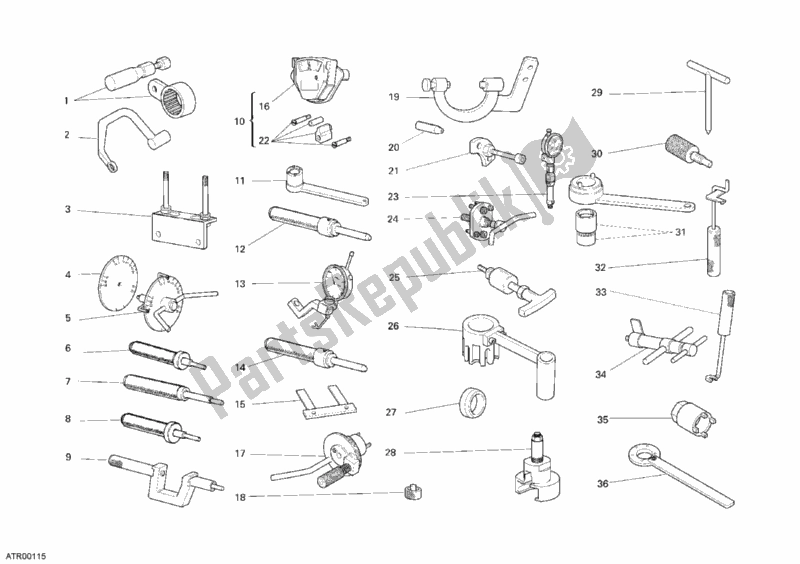 All parts for the Workshop Service Tools, Engine of the Ducati Sportclassic Sport 1000 S USA 2008